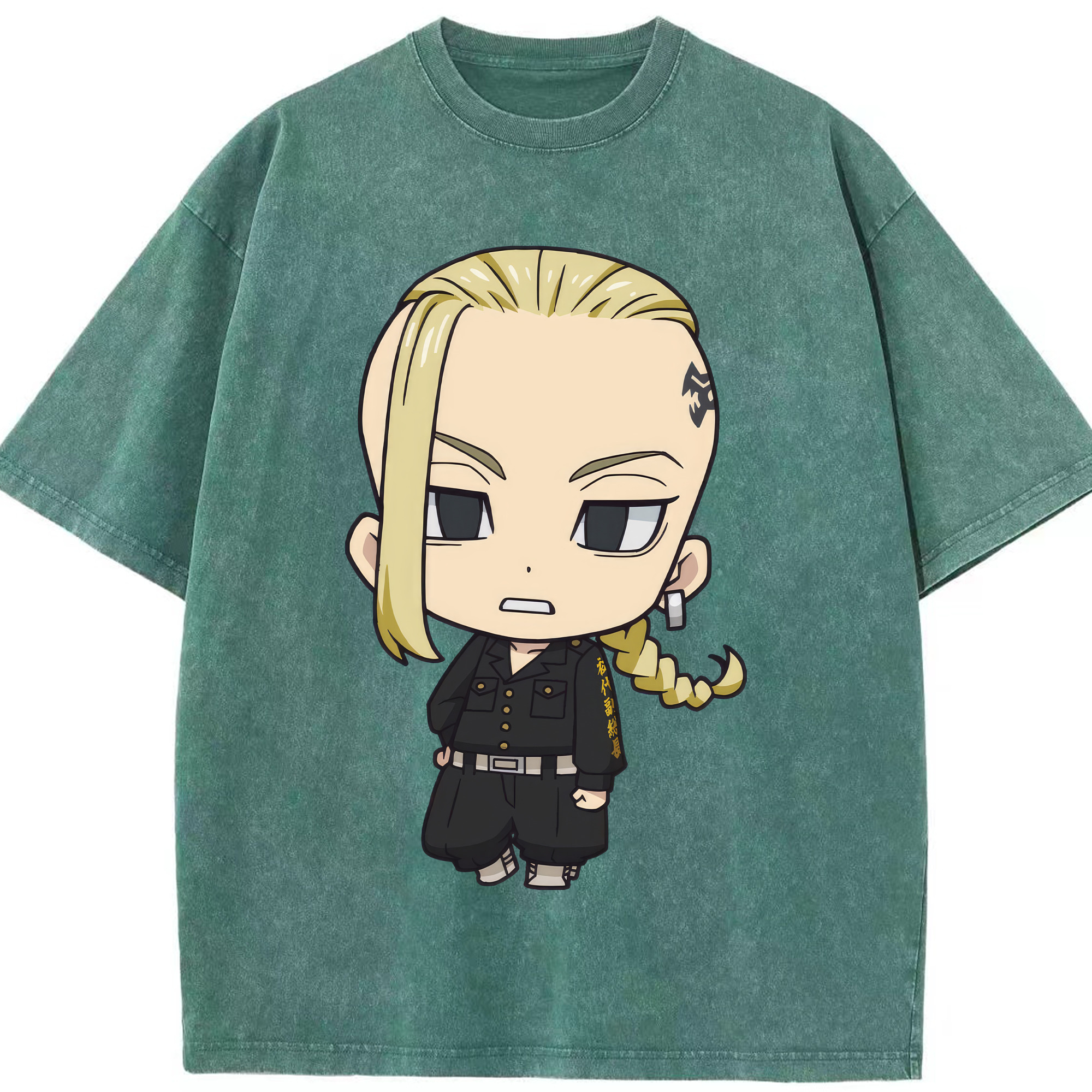 （画像用） 東京リベンジャーズ Tokyo Revengers 綿100% ヴィンテージ風 半袖Tシャツ（フロントプリント）